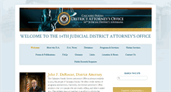 Desktop Screenshot of calcasieuda.com